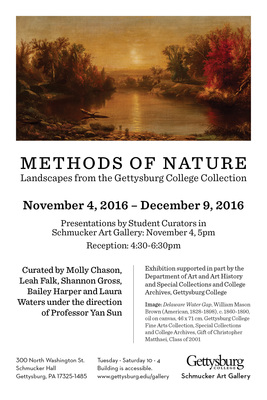 Methods of Nature: Landscapes from the Gettysburg College Collection by  Schmucker Art Gallery