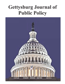 Gettysburg Journal of Public Policy 2024 cover