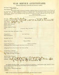 MS-048: World War I Service Questionnaires