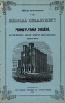 MS-137: Medical Department of Pennsylvania College at Philadelphia Collection by Karen Dupell Drickamer