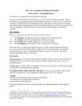 Financial Statement Analysis Project: "The Big Simulation" by Luna Y. Goldblatt, Joao Q. Chaves, Andrew M. Landman, Salmin B. Mwinjuma, and Braden C. Vitelli