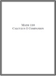 Calculus I Companion